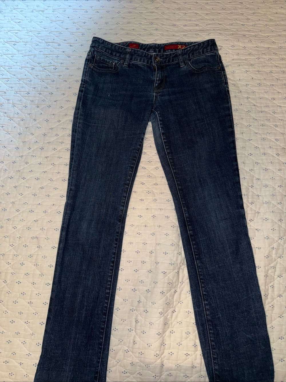 VTG Y2K Skinny Jeans X2 Quality Denim Size 8R